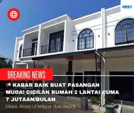 Hunian strategis Klapa Dua-Jalan kaku Kekampus ui & Statiun