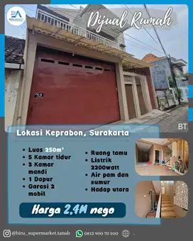 Rumah Lokasi Keprabon Surakarta