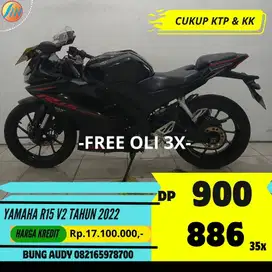 YAMAHA R15 TAHUN 2018 SIAP PAKAI, BERGARANSI, GRATIS SERVIS