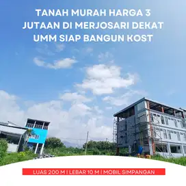 Tanah Siap Bangun 5 Menit Kampus UMM di Merjosari