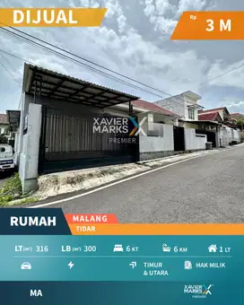 Butuh Cepat Laku Dijual Rumah Minimalis di Tidar Sukun Kota Malang