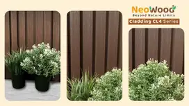 WPC Outdoor Wall Cladding WPC NEOWOOD Panel Tebal 26mm