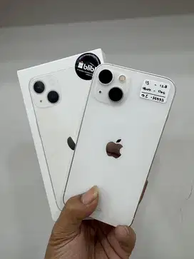 Iphone 13 128 starlight second resmi BH 91% Garansi ON mulus fullset