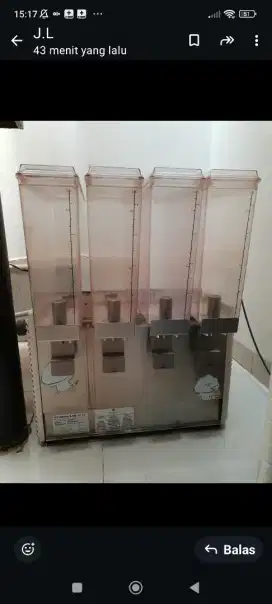 Jual Tempat Jus Crathco 4 tabung