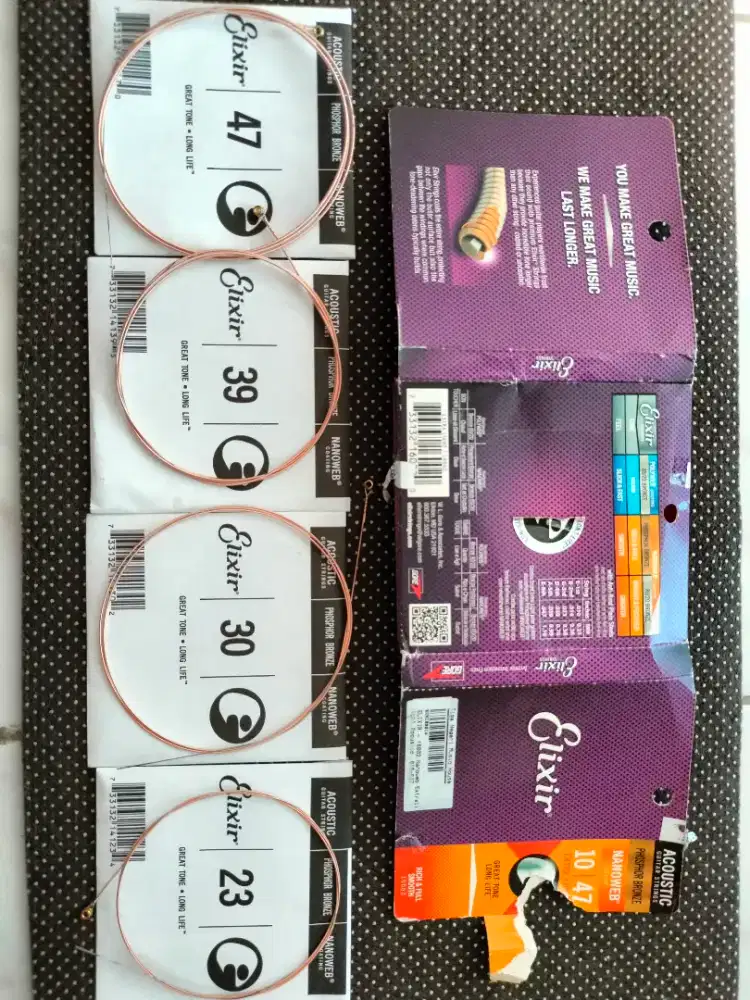 SENAR ELIXIR NANOWEB OPTIWEB 09, 10  TIGA NEGRI MUSIC HOUSE GITAR