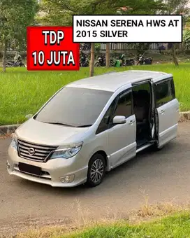NISSAN SERENA HWS AT 2015 SILVER PROMO MURAH DP MINIM 10 JUTA