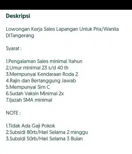 sales elektronik dan furniture
