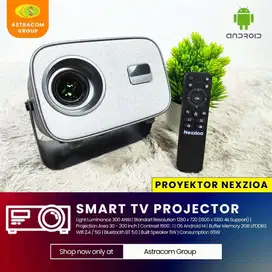 Nexzioa Smart Tv Proyektor Android New
