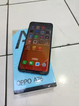 Oppo a76 ram 6/128gb fullset ori resmi