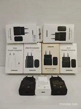 Charger Original Asli Samsung 25 Watt yah Super Isi daya cepat likenew