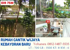 Rumah Wijaya Kebayoran Baru Jakarta Selatan