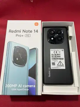 Redmi note 14 pro+ plus 8/256 like new fulset ori