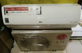 Dijual AC merk LG dual inverter 1/2 PK terpasang