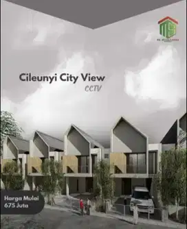 Rumah 2 Lantai dengan pemandangan kota Bandung