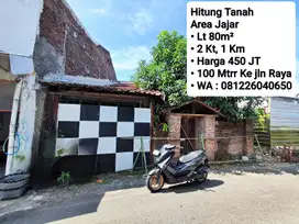 Jual Rumah Hitung Tanah Area Jajar, Dekat Manahan, Alila, Alana