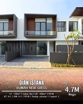 Dijual Rumah Baru Gress Minimalis Dian Istana 2 Lantai Siap Huni