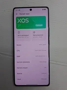 Infinix note 50 pro ram 8/256gb (bekas) grey