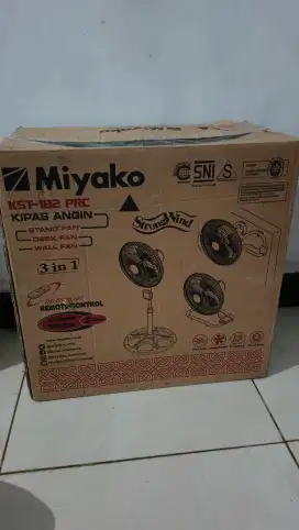 Kipas Angin Besi Remote Miyako