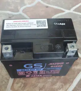 Jual Aki GS Astra GTZ5S 12V 3.5 AH