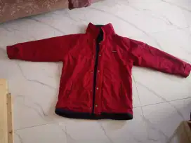 Jaket Dunlop bisa bolak balik fit M/L topikupluknya ada cod ok