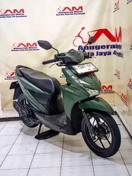 Istimewa Km 4 Ribu Honda Beat Deluxe keyless tahun 2024 Hijau doff