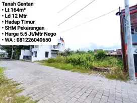 Jual Tanah Di Dalam Perum Cluster Area Gentan Hadap Timur