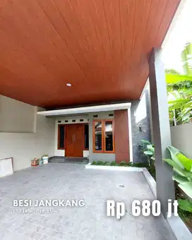 Dijual Rumah Baru Modern Minimalis dekat Jalan Besi Jangkang