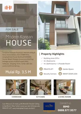 Rumah Mewah 3 Lantai Pakai Lift Dekat Tol BSD - Antasari Cuma 4 M-an