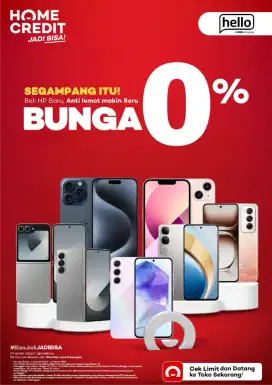 Kredit hp samsung cukup KTP aja