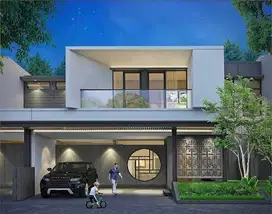 TANPA BUNGA RUMAH MEWAH SIAP BANGUN DI PUSAT WISATA DAN MALL