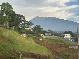 Tanah di puncak luas 518m2 akses mudah view indah