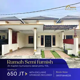 FOR SALE HUNIAN KAPTEN SUMARSONO DEKAT PINTU TOL