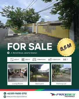 Dijual Rumah Luas Siap Huni di Lokasi Strategis – Bendi Besar, Jakarta