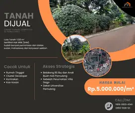 DIJUAL TANAH SIAP BANGUN – PAMULANG, TANGERANG SELATAN