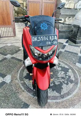 yamaha nmax non abs 2016 merah marun