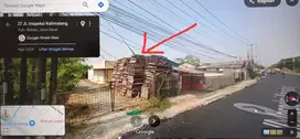 Dijual Gudang +Tanah di Jl Inspeksi Kalimalang Cikarang