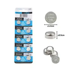Baterai LR41 LR44 / baterai kancing SODA Batu Batre Untuk Jam Tangan T