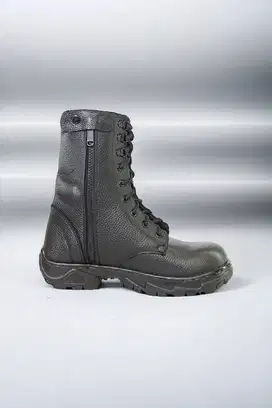 Grosir safety shoes wanita PDL Kulit Hitam Bontang
