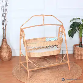 Ayunan bahan Rotan Pitrik untuk bayi ( Tanpa Kasur ) | Mebel Rotan