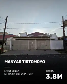 Rumah Manyar Tirtomoyo STRATEGIS, Row 3 Mobil