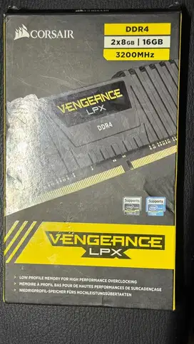 RAM CORSAIR VENGEANCE LPX DDR4 - 2x8GB|16GB - 3200 MHz