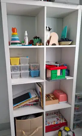 Rak Buku/Mainan Informa Putih