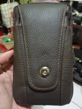 sarung hp kulit untuk xiaomi, realme, samsung, oppo dll