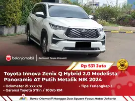 [ WARRANTY ] Toyota Innova Zenix Q Hybrid 2.0 AT Putih 2024/2025