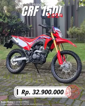 Honda CRF 150L thn 2024 Odo 2rb Gapernah Trabas Koko Motor