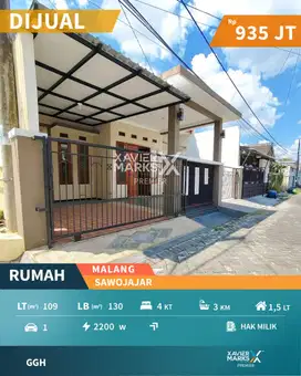 Dijual Cepat Nego Sampe Deal Rumah Siap Huni Sawojajar Kota Malang