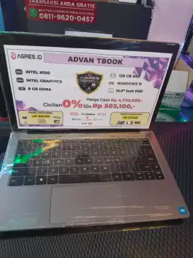 CICILAN TANPA DP CUKUP KTP AJA ADVAN TBOOK N100 8/128GB WINDOWS 11