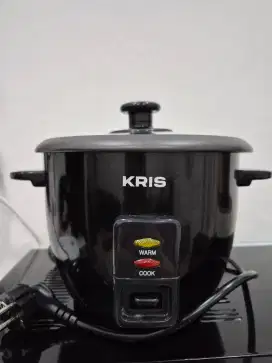 RICE cooker dan panci listrik manual merk kris 600 ml..
