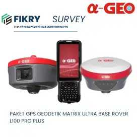 Gps geodetik alpa geo matrix ultra base rover l100pro plus