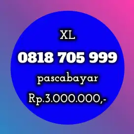 NOMOR CANTIK KOLEKSI XL 705 999